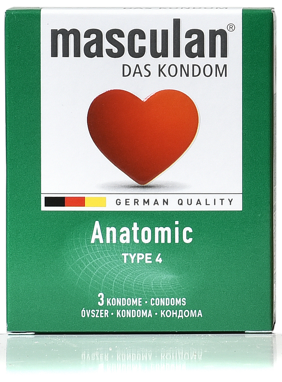 Masculan Anatomic anatomski kondomi pakovanje od 3 kondoma